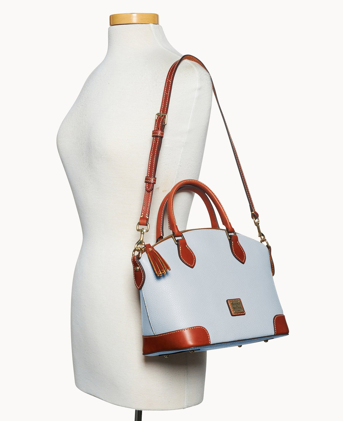 Pebble Grain Geena Satchel