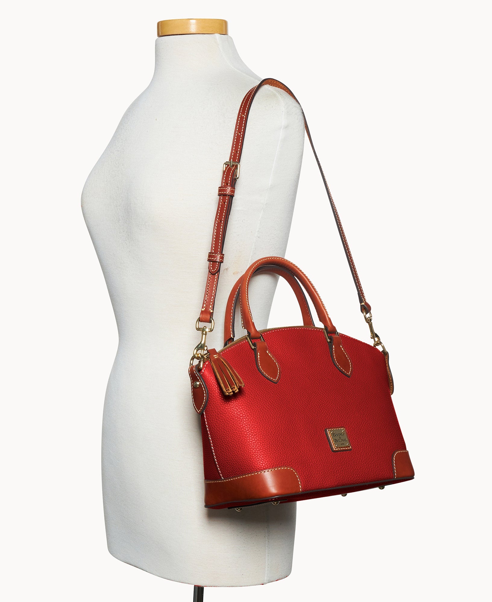 Pebble Grain Geena Satchel