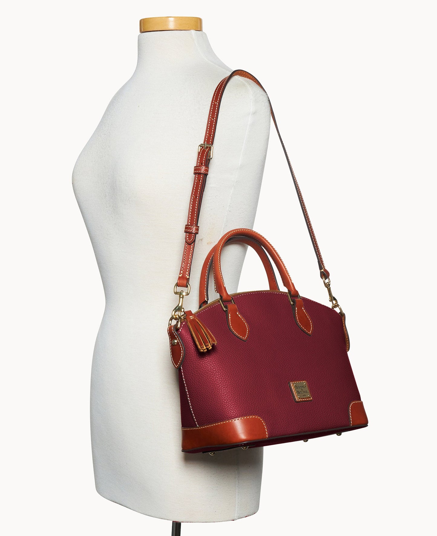 Pebble Grain Geena Satchel