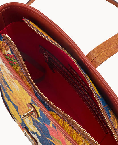 Maple Leaf Crossbody Bucket
